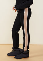 Monrow Supersoft Knit Jogger w/ Contrast Stripe