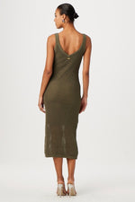 Toccin Kayla Crochet Tank Midi Dress