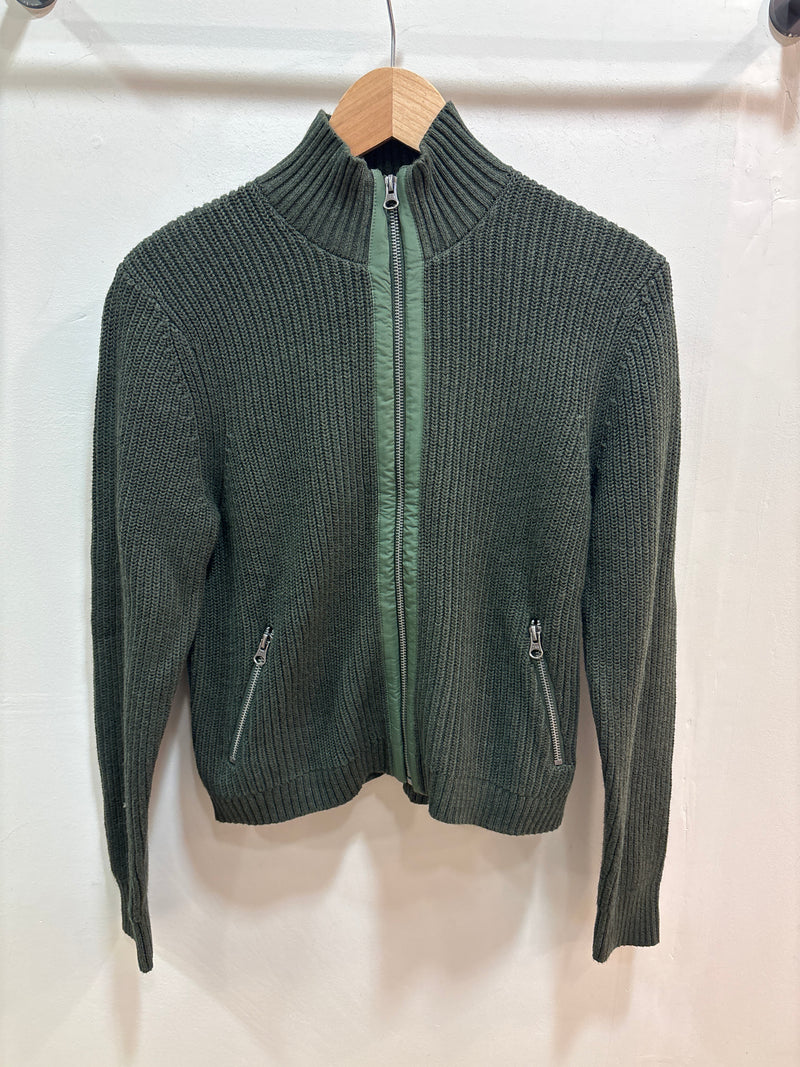 J.Society Shaker Stitch Zip Cardigan