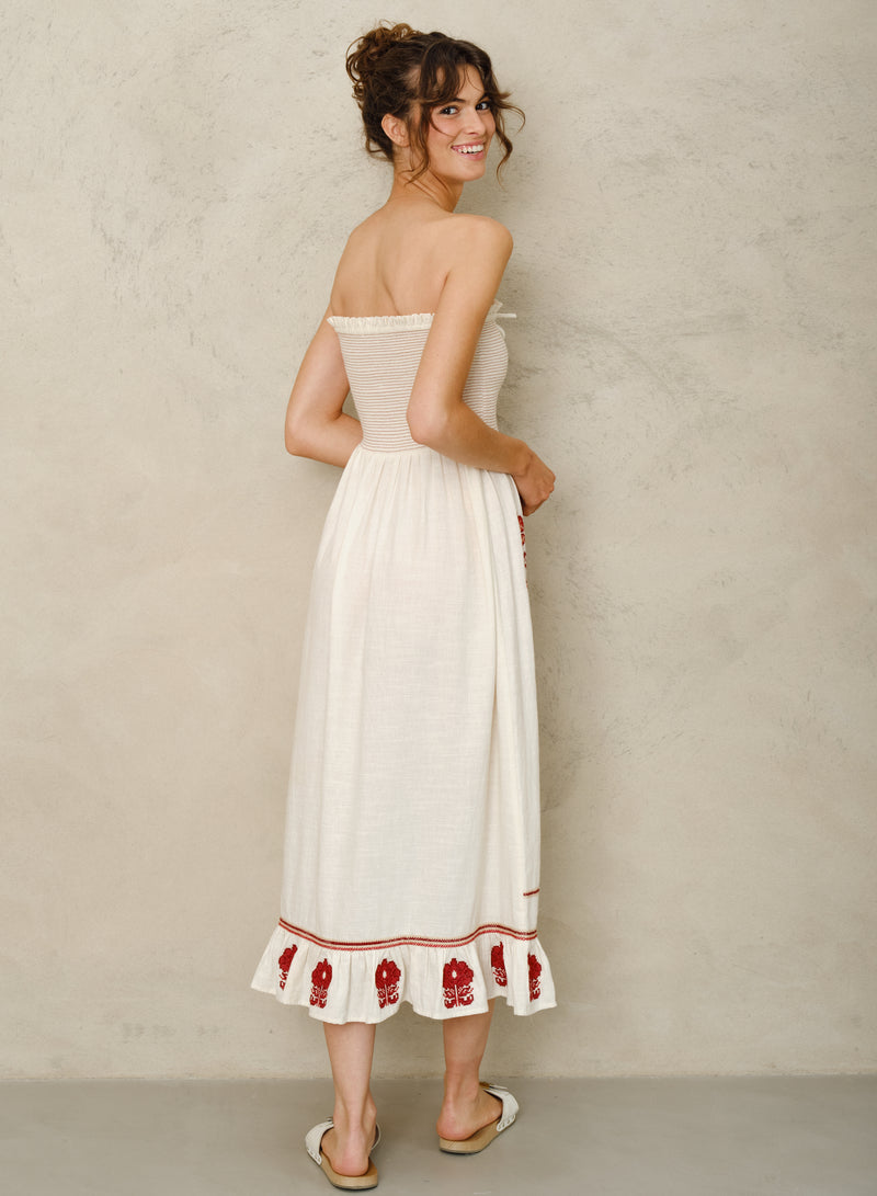 Mabe Carmi Emb S/Dress