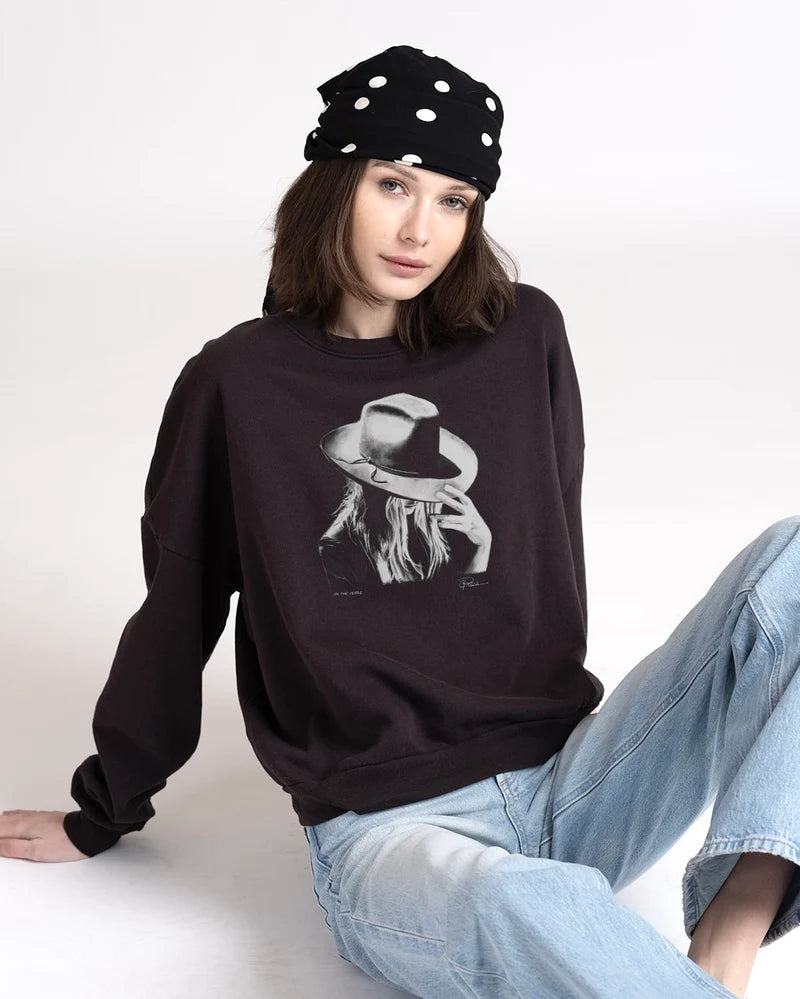 C Press On The Verge Cozy Sweatshirt