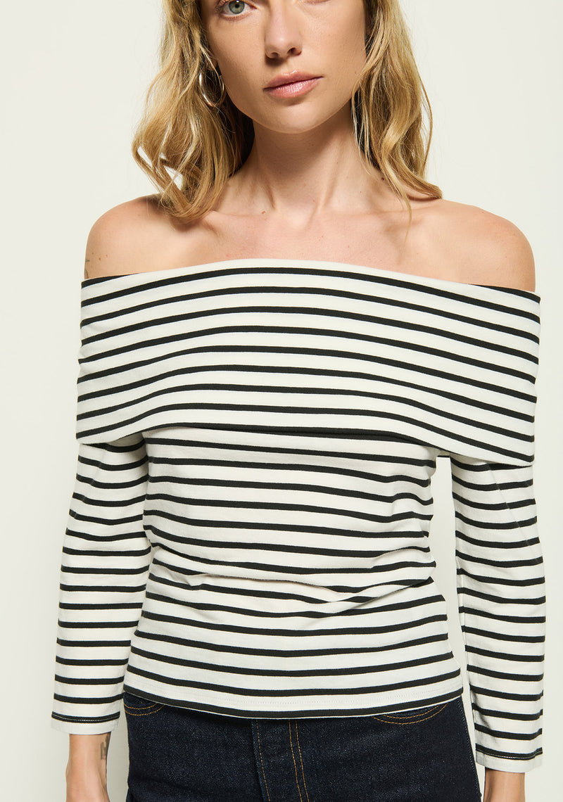 Nation Alexi Off The Shoulder T-Shirt