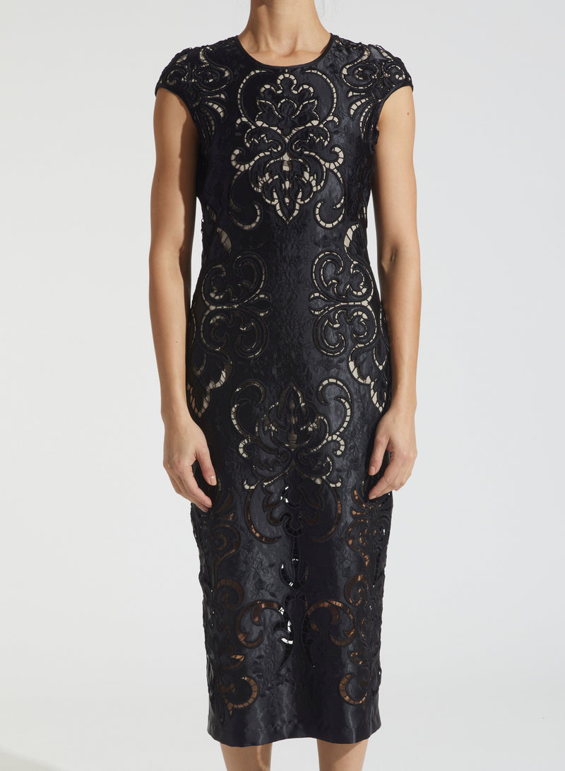 Saint Art Aida Cut-Out Maxi Dress