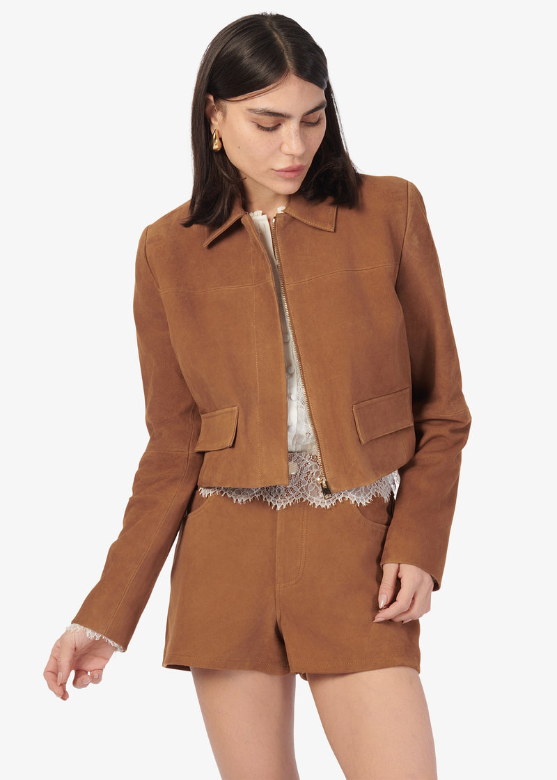 CAMI NYC Sullivan Suede Jacket