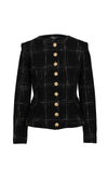 Generation Love Ophelia Windowpane Tweed Jacket