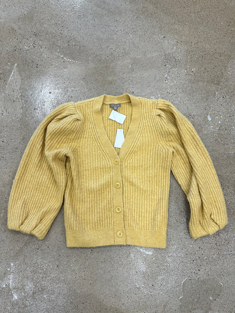 Lilla P Puff Sleeve Cardigan