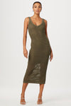 Toccin Kayla Crochet Tank Midi Dress