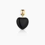 THATCH Gemma Onyx Heart Bail Charm