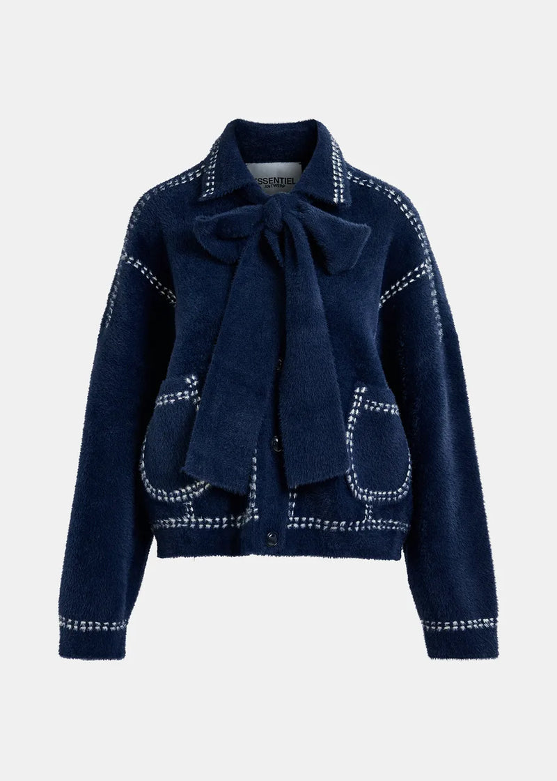 Essentiel Antwerp Ihoops Cardigan With Bow
