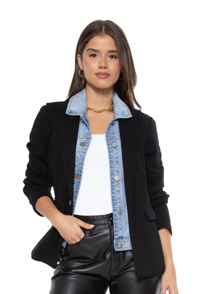 Blue Revival Helen Blazer