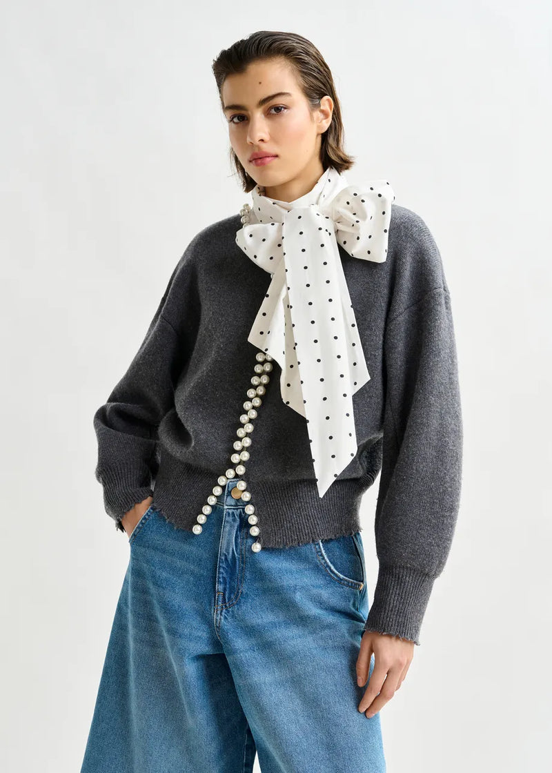Essentiel Antwerp Ideas Knit Cardigan With Beads
