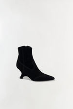 SIMKHAI Shadow Suede Western Ankle Boot