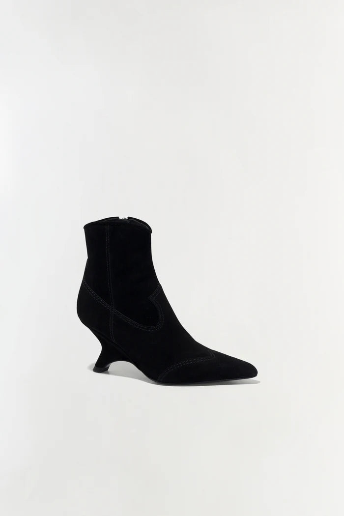 SIMKHAI Shadow Suede Western Ankle Boot