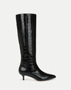 Veronica Beard - Lisa Croc Embossed Tall Boot