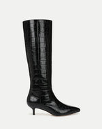 Veronica Beard - Lisa Croc Embossed Tall Boot