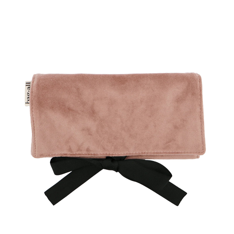 Bag-All Jewelry Roll Pink Velvet