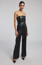 Generation Love Cristelle Vegan Leather Jumpsuit