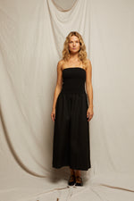 PerfectWhiteTee Kai Woven Strapless Dress
