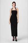 Toccin Davina Sculpted Halter Midi Dress