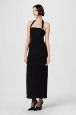 Toccin Davina Sculpted Halter Midi Dress