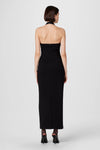Toccin Davina Sculpted Halter Midi Dress