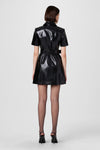 Toccin Lydia Short Sleeve Snap Front Dress