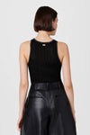 Toccin Juniper Racer Tank With Contrast Tipping