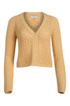 Naadam Pima Cotton Artisanal V-Neck Cardigan