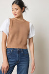 Lilla P Mixed Media Pullover Sweater