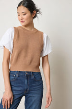 Lilla P Mixed Media Pullover Sweater
