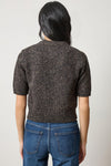 Lilla P Short Sleeve Marled Pullover Swearer