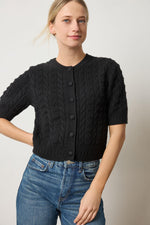 Lilla P Short Sleeve Cardigan