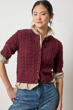 Lilla P Short Sleeve Cardigan
