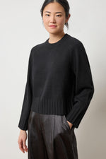Lilla P Saddle Sleeve Crewneck Swearter