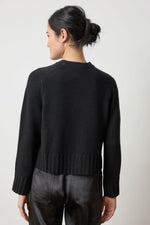 Lilla P Saddle Sleeve Crewneck Swearter
