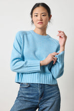 Lilla P Saddle Sleeve Crewneck Swearter