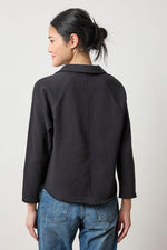Lilla P Shirttail Polo Sweatshirt