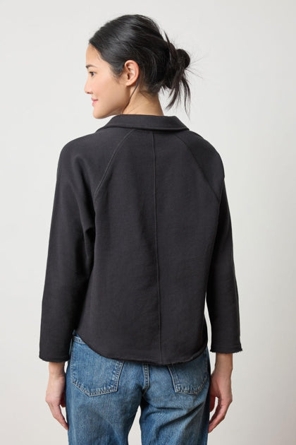 Lilla P Shirttail Polo Sweatshirt