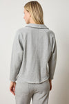 Lilla P Shirttail Polo Sweatshirt