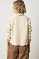 Lilla P Shirttail Polo Sweatshirt