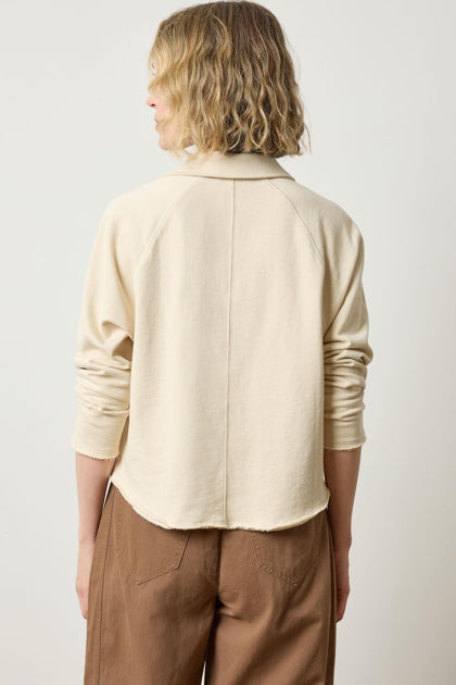 Lilla P Shirttail Polo Sweatshirt