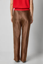 Lilla P Satin Clean Front Pant