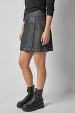 Lilla P Metallic Mini Skirt