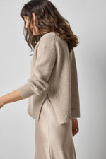 Lilla P Relaxed Side Vent Cardigan