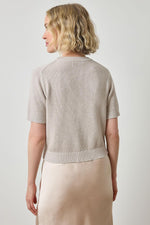 Lilla P Short Sleeve Sparkle Sweater