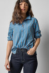 Lilla P Striped Button Down Shirt