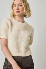 Lilla P Short Sleeve Brushed Crewneck