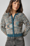 Lilla P Brushed Crewneck Cardigan