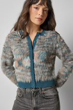 Lilla P Brushed Crewneck Cardigan