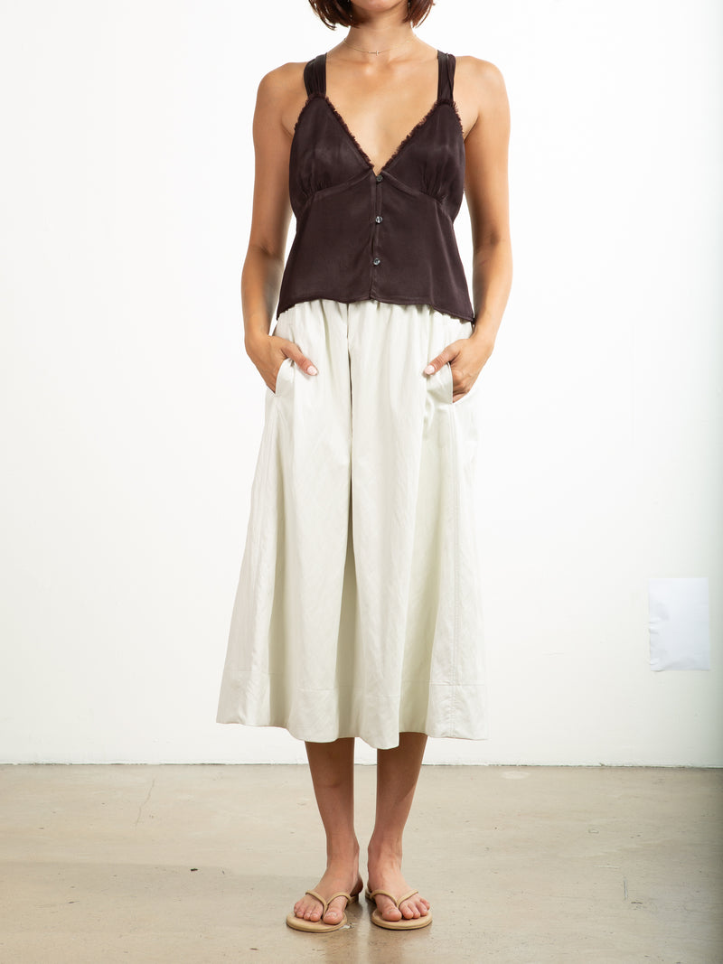 Pharaoh Claudia Skirt in Faux Leather